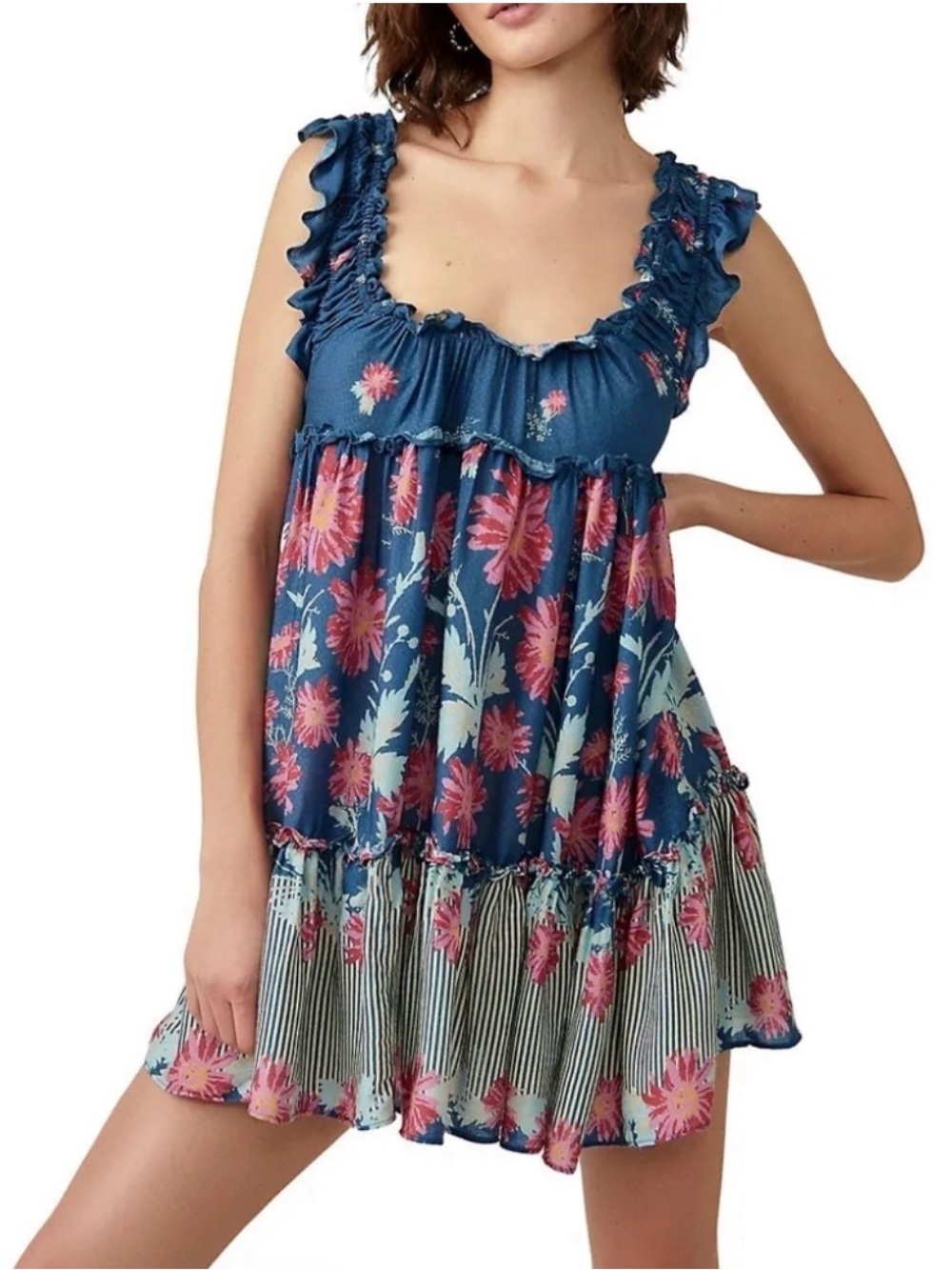 Free People Intimately Bali Wild Daisy
Mini Slip Dress Large